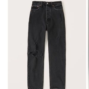 Abercrombie and fitch dad jeans